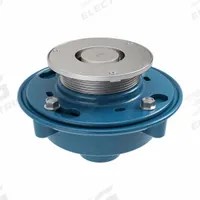 ZURN Floor Drain: Round, Cast Iron, 8 3/8 in Overall Dia, 6 in Overall Ht, 3 in Nominal Pipe Size (MPN ZS415-3NH-6LR). Key specifications — Brand: ZURN; Connection Type: No Hub.