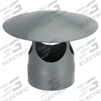 Rain Cap: PVC, For 8 in Duct Dia, 13 1/2 in Overall Lg, 8 5/8 in Inlet Dia, 0.1875 in Material Thick (MPN PVCRCA08). Key specifications — Brand: PLASTIC SUPPLY.