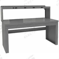 TENNSCO Workbench: Fixed Ht, Laminated Hardwood Butcher Block, 72 in x 36 in, Gray, Riser/Stringer (MPN EB-2-3672M). Key specifications — Brand: TENNSCO.