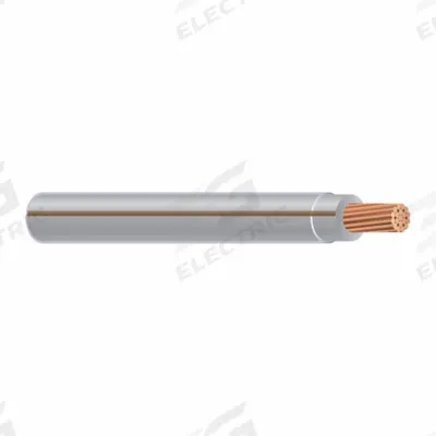 SOUTHWIRE Wire: Copper, 12 AWG, 1 Conductors, Stranded, Gray/Brown, 500 ft Lg - Copper THHN/THWN Building Wires