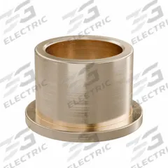 Flanged Sleeve Bearing: Bronze, SAE 841, 14 mm Bore, 18 mm OD, 14 mm Lg, -35°F to 300°F, 10 PK (MPN FFM1418-14B). Key specifications — System of Measurement: Metric; Material Grade: SAE 841; Flange Type: Flanged; Brand: OILITE.