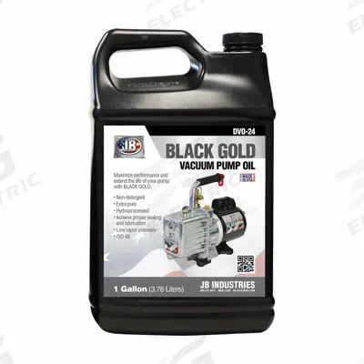 BLACK GOLD Refrigerant Evacuation Pump Oil: ISO-46 - Oil for Evacuation Pumps