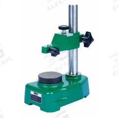 INSIZE Indicator/Comparator Stand: 9-1/64 in x 6.3 in x 1.850 in, 6-5/16 in x 1-55/64 in Base Size (MPN 6862-1001E). Key specifications — attr1183835: 6862-1001E; attr1183837: INSIZE; attr1183838: Dust Cover; attr1183846: Fine Adjust Top (FAT); attr1183840: 6-5/16 in x 1-55/64 in.