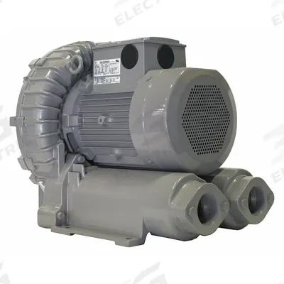 FUJI ELECTRIC Regenerative Blower: 10.7 hp, 134.6 in wc Max Op Pressure - 1-Stage Regenerative Blowers