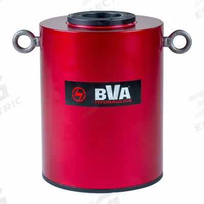BVA HYDRAULICS Hollow Hydraulic Rams: 100 ton Nominal Capacity, 6 in Nominal Stroke Lg - Lightweight Hollow Rams