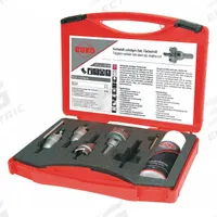 ROTHENBERGER Hole Saw Kit: 6 Pieces, 10 mm Max. Cutting Dp, Carbide Tipped, 2.5 Teeth per Inch (MPN 105302). Key specifications — attr1098178: 2.5; attr1098172: ROTHENBERGER.