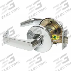 STANLEY SECURITY SOLUTIONS Door Lockset: Passage Lever Locksets, Chrome, ADA Compliant, LFIC (MPN 9K30N15DS3625). Key specifications — Ligature Resistance: Not Ligature-Resistant; Brand: STANLEY SECURITY SOLUTIONS; Lockset Function ANSI Code: F75; Visual Indicator Message: No Message; Lockset Style: Contour Angle Return; ADA Compliant: Yes; Finish: Bright Chromium-Plated : Zinc Alloy.