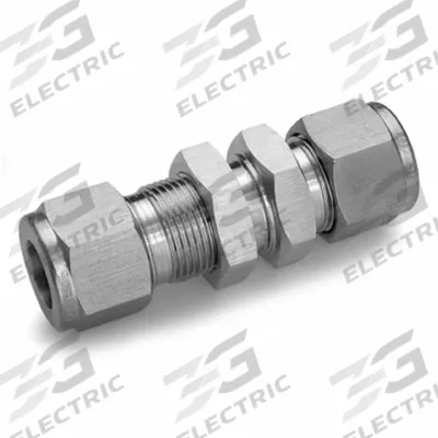 HAM-LET Compression Fitting Union: 6 mm OD x 1/8 in OD Fitting Size - Double-Ferrule Stainless Steel Fittings