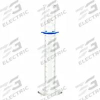 UNITED SCIENTIFIC SUPPLIES INC Graduated Cylinder: 250 mL, A, To Contain (TC), Bumper Included (MPN CY3021-250). Key specifications — ASTM Specification: E1272; Brand: UNITED SCIENTIFIC SUPPLIES INC; USP Specification: Type I; Closure Included: No; Includes: Bumper.