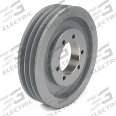 APPROVED VENDOR V-Belt Pulley: B86, 3 Groove, 8.95 in OD, Bushed Bore, SK, Quick Detachable (MPN 863B). Key specifications — Pulley Industry Number: B86; Pitch Diameter: 8.2 in (4L, A); For Belt Section (broad, with similar types): 5L, B, or BX.