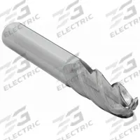 CLEVELAND Ball End Mill: Carbide, 4 Flute, 1/4" Mill Dia, 1-1/2" LOC, 4" OAL (MPN C63539)