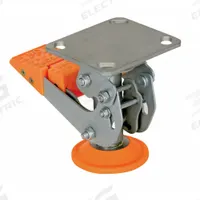 APPROVED VENDOR Floor Lock: For 5 in Wheel Dia, 5 5/8 in Floor Lock Retracted Ht, Steel (MPN FL-LKH-5). Key specifications — Brand: APPROVED VENDOR.
