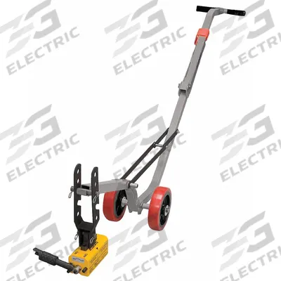 ALLEGRO Manhole Cover Lid Lifter: 6 ft x 12 1/2 in x 3 5/8 ft, 900 lb Capacity - Manhole Removal Dollies