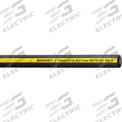 CONTINENTAL Bulk Heavy Duty Air Hose: 2 in Hose Inside Dia., Black - CPE Bulk Air Hoses with CPE Cover
