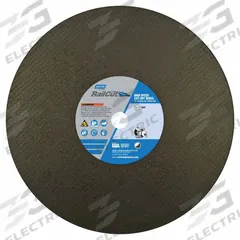 NORTON Cut-Off Wheel: Type 1, 14" x 1/8", 1" Arbor, Zirconia Alumina, 30 Grit, NorZon III Rail Cut (MPN 66253360493). Key specifications — Brand: NORTON; Series: NorZon III Rail Cut.