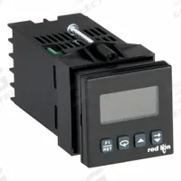 RED LION Counter: Hour Meters, DIN Track Mounting, 2 in x 2 in, cRUus/UKCA/UL E137808, LCD, Key, 4X (MPN C48CD107). Key specifications — Features: Dual Preset Version; Mounting Style: DIN Track; Output Rating: 5 A @ 30V DC; Standards: cRUus; NEMA Enclosure Rating: 4X; Terminal Connection Type: Wire Clamping Screw; Brand: RED LION; Manufacturer Part Number: C48CD107.