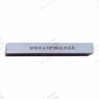 WESTWARD Lathe Tool Blank: High Speed Steel, Bright (Uncoated), 5/16 in Overall Wd, 15° Bevel Angle (MPN 4WZX7)
