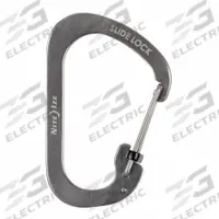NITE IZE Carabiner: 75 lb Working Load Limit, Wire Gate, Stainless Steel, 3 3/32 in Overall Lg (MPN CSL4-11-R6). Key specifications — Brand: NITE IZE; Opening Type: Wire Gate.