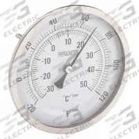APPROVED VENDOR Dial Thermometer: -20°F to 120°F /-30°C to 50°C, ±1% Accuracy, 4 in Stem Lg (MPN 1NGE4). Key specifications — Accuracy: ±1 %; Brand: APPROVED VENDOR.