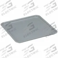 MOLDED FIBERGLASS Lid: 9 3/4 in x 9 1/4 in, Gray, Fiberglass, 1NTP3/1NTP4/1NTP7/1NTP8 (MPN 9231185136). Key specifications — attr1265933: 9231085218; attr1188488: Fiberglass; attr1188497: MOLDED FIBERGLASS.