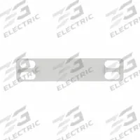 Marker Plate: Rectangle, 3/4 in x 3 1/2 in, 316 Stainless Steel, 0.01 in Thick, 4 Holes (MPN MMP350-C316). Key specifications — Material: 316 Stainless Steel; Brand: PANDUIT; Size: 3/4 in x 3-1/2 in.