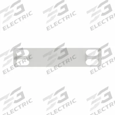PANDUIT Marker Plate: Rectangle, 3/4 in x 3 1/2 in, 316 Stainless Steel, 0.01 in Thick - Plates for Label Stamping Presses