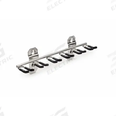 TRITON PRODUCTS Pegboard Hook: 1 3/8 in x 8 1/8 in x 2 1/4 in, 1 Hooks, 1 1/2 in Hook Dp - Pronged Toolholders for Square-Hole Pegboard