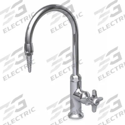 WATERSAVER FAUCET COMPANY Laboratory Faucet: Faucet, Single-Post, 1 Handles, Cross - Single-Post Laboratory Faucets