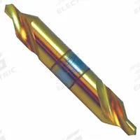 KEO Center Drill: Plain Type, #4/0, 60°, 1 1/4 in Overall Lg, TiN Coated High Speed Steel (MPN 906-000-013). Key specifications — Brand: KEO; End Type: Double End.