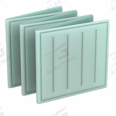 GRAINGER Link Air Filter: 20 in x 20 in x 1 in, 20 in Section Wd, 6 Sections, 2 Ply - MERV 8 Link Air Filters