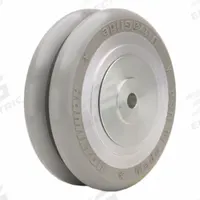 HAMILTON Caster Wheel: 6 in Wheel Dia., 2 in Wheel Wd, Polyurethane, 1,500 lb Load Rating, Aluminum (MPN W-620-SWC95-1/2). Key specifications — Brand: HAMILTON; Tread Shape: UltraGlide; Wheel/Tread Color: Gray.