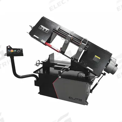 JET ELITE Band Saw: 18 in x 3 1/2 in, 53 to 257 SFPM, 45°, 90°, 1 Phase - Mitering Manual Horizontal Band Saws