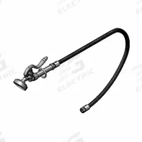 T&S BRASS Pre-Rinse Sprayer: Brass, Chrome, 49 1/16 in Overall Lg, 1/2" Connection Size, NPT (MPN B-0950). Key specifications — Inlet Connection Type: NPT; Brand: T&S BRASS; Connection Size: 1/2"; Color/Finish: Chrome; Material: Brass; Product Type: Pre-Rinse Sprayer.