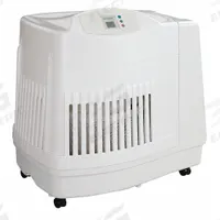 Portable Humidifier: Evaporation, 11.4 gal Daily Humidification Output, Cool, Console Housing, White (MPN MA1201). Key specifications — Brand: AIRCARE.