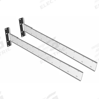 HAMMOND Adjustable Rear Brackets: RM Series Racks, 3 RU - Rear-Mounting Brackets for 19 Inch Instrument Enclosures