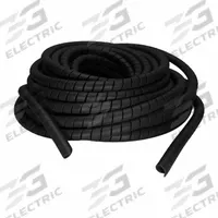 RHINO Hose Protection Spiral Guard: 43/50 in Dia, 50 ft Lg, Black, High Density Polyethylene (MPN RSG-50HD-50). Key specifications — Product Type: Hose Protection Spiral Guard; Brand: RHINO; Color: Black; Closure Type: Spiral; Material: High Density Polyethylene.
