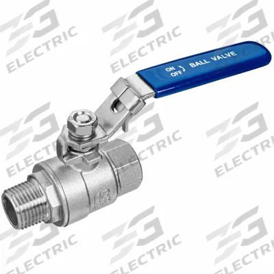 USA INDUSTRIALS Manual Two-Way Ball Valve: 3/4 in, 304 Stainless Steel, Straight Valve Body - Stainless Steel Ball Valves