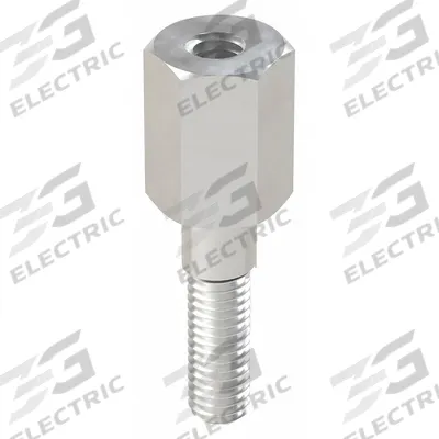 APPROVED VENDOR Standoff: Male x Female, 1 in Lg, Hex, Aluminum, Plain, 3/8 in Hex Wd, Aluminum - Aluminum Male x Female Standoffs