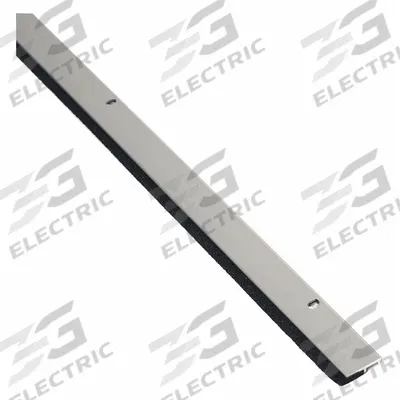 NATIONAL GUARD Door Weatherstripping: Flat Insert, 3 ft Lg, 1 in Wd - Metal Leaf Weatherstripping
