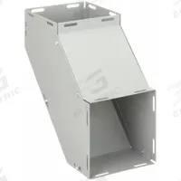 WIEGMANN Wireway 90 Degree Sweep Elbow: 6 in Wd, 6 in Ht, 16 ga Gauge, 1, Screw-On Cover, Steel (MPN SL060690). Key specifications — Brand: WIEGMANN; Cover Location: Top or Bottom; Finish: Powder Coated; Overall Length: 11.34 in; Cover Locking Style: Screw Clamps; Cover Type: Screw-On; With/Without Knockouts - Broad: No; Cover Type - Broad: Screw-On Cover.