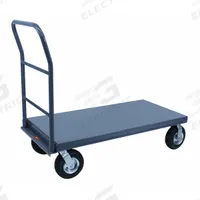 JAMCO Platform Truck: 1,200 lb, 72 in L x 30 in W x 12 in H Deck, Solid, 12 ga Deck, Rubber, Smooth (MPN PN372Z800GP). Key specifications — Side Panel Type: No Side Panels; Brand: JAMCO; Color: Gray; Caster/Wheel Configuration: (2) Rigid.