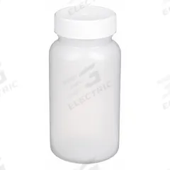 QORPAK Sampling Bottle: HDPE, 500 mL, 16.9 fl oz, Closure Included, Natural, 53-400, Polypropylene (MPN PLC-03596). Key specifications — Brand: QORPAK; Graduated: No; Body Color: Natural.