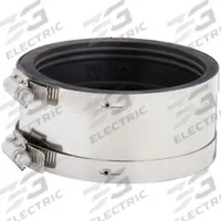 APPROVED VENDOR Flexible Pipe Straight: Neoprene, For 4 in Pipe, Iron/Polyester/Stainless Steel (MPN DX3000-44). Key specifications — attr1286800: Above Ground; attr1281541: Stainless Steel; attr1253455: APPROVED VENDOR; attr1253479: Stainless Steel; attr1253489: Stainless Steel; attr1253488: Neoprene.