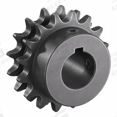 TRITAN Roller Chain Sprocket: 40-2, For 1/2 in Chain Pitch, 1 in Bore Dia, 16 Teeth, Steel (MPN D40BS16H X 1). Key specifications — Brand: TRITAN.