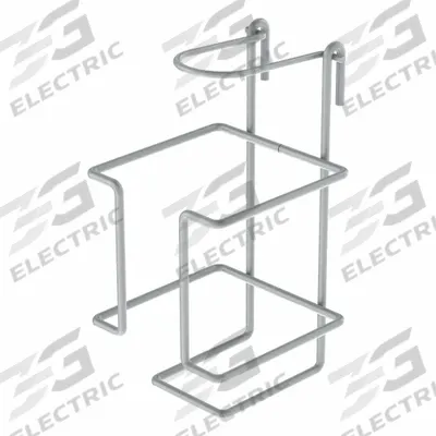 METRO Sanitizer Holder: 5 1/4 in x 6 in x 10 in, Steel, Epoxy - PPE Holders for Wire Shelving
