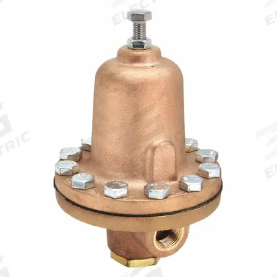 CASH VALVE Pressure Regulator: FNPT x FNPT, 3/4 in x 3/4 in, Bronze, 40 psi to 500 psi - Bronze General Purpose Pressure Regulators