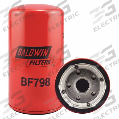 BALDWIN FILTERS Fuel Filter: Spin-On, 3 11/16 in Outside Dia, M24-1.50 Thread Size, Cellulose - Spin-On Fuel Filters