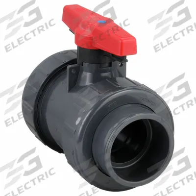 SPEARS Manual Two-Way Ball Valve: 3 in, PVC, Straight, Socket x Socket - PVC Ball Valves
