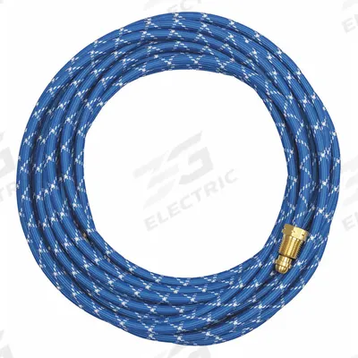 MILLER ELECTRIC Water Hose: 25 ft, Braided Rubber - TIG Water Hoses