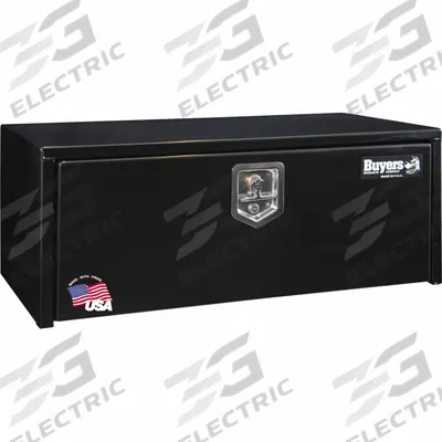 BUYERS PRODUCTS Underbody: Underbody Truck Box, Single Drop-Down Door Door, 16 in Overall Dp - Single Drop-Down Door Boxes